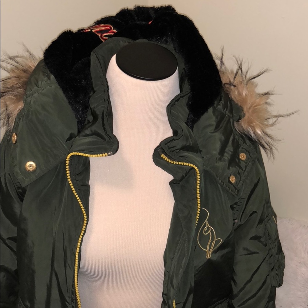 Green Babyphat Bomber Jacket